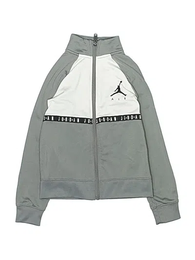 Pre-owned Air Jordan Kids' Track Jacket In Gray