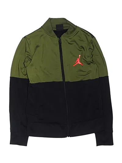 Pre-owned Air Jordan Kids' Track Jacket In Green