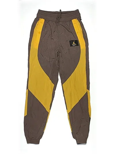 Pre-owned Air Jordan Kids' Track Pants In Yellow