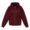 Air Jordan Travel Alphabet Zipper Cardigan Knit Red