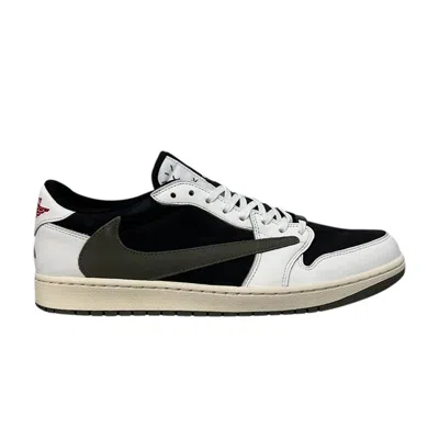 Pre-owned Air Jordan Travis Scott X Wmns  1 Retro Low Og Sp 'olive' Friends & Family | Green | Women's Size 10.