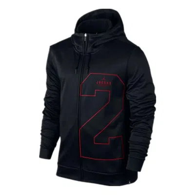 Air Jordan Two-three Therma Hoodie 'grey' In Black