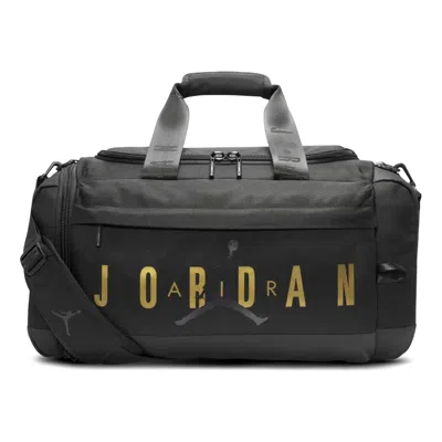 Air Jordan Velocity 36l Travel Bag 'black Gold' In Multi