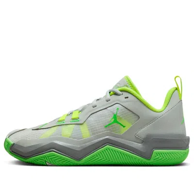 Air Jordan Westbrook One Take 4 Pf Basketball Shoes 'light Silver Volt' In Green
