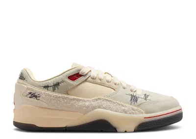 Air Jordan Who Decides War X  Wmns Jordan Flight Court 'the World Is Your Court - Crèpe' In White