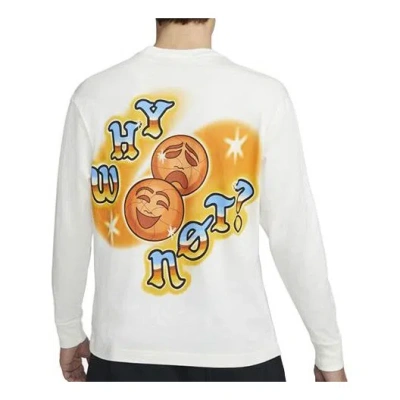 Air Jordan Why Not Casual Printing Sports Long Sleeves White