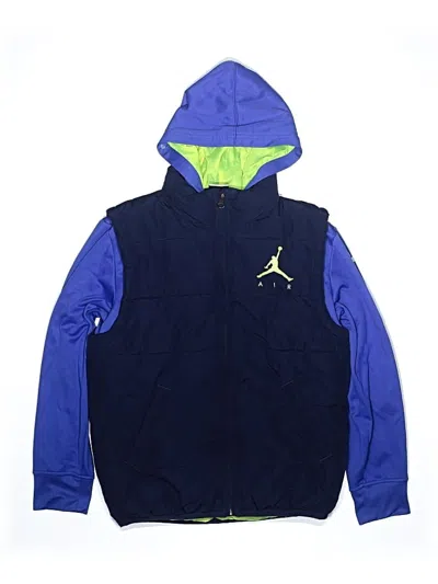 Pre-owned Air Jordan Kids' Windbreaker Jacket In Blue
