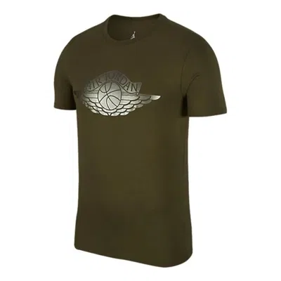 Air Jordan Wings Logo T-shirt 'olive Green'