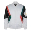 Air Jordan Wings Ma-1 Casual Sports Colorblock Stand Collar Jacket White