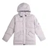 Air Jordan Wings Outdoor Mid-length Hooded Down Jacket Gray