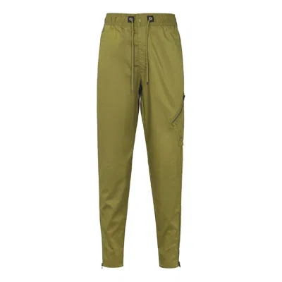 Air Jordan Wings Utility Zipper Sports Long Pants Yellow In Green
