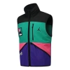 Air Jordan Winter Utility Color Velvet Warm Leisure Waistcoat Men Black And Green Purple In Multi