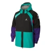 Air Jordan Winter Utility Gore-tex Casual Sports Hooded Jacket Black In Multi