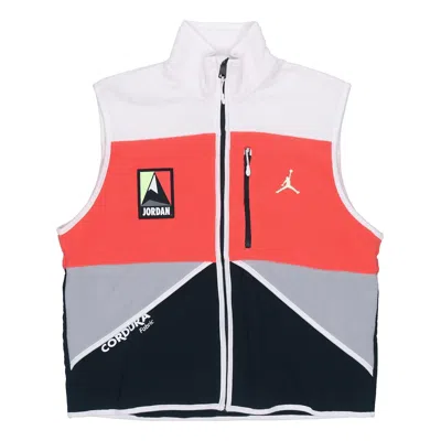 Air Jordan Winter Utility Vests 'white Orange Black' In Multi