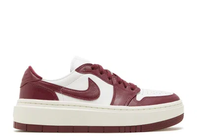 Air Jordan Wmns  1 Elevate Low 'dark Beetroot' In White