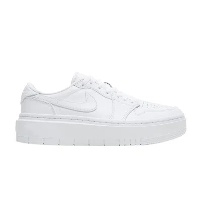 Pre-owned Air Jordan Wmns  1 Elevate Low 'triple White' | Women's Size 6.5
