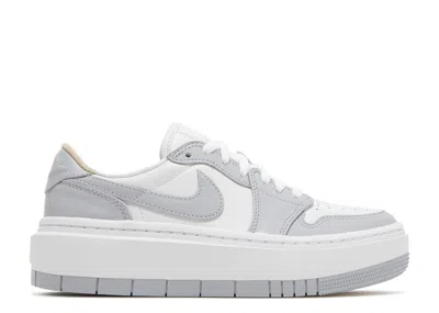 Air Jordan Wmns  1 Elevate Low 'wolf Grey' In White
