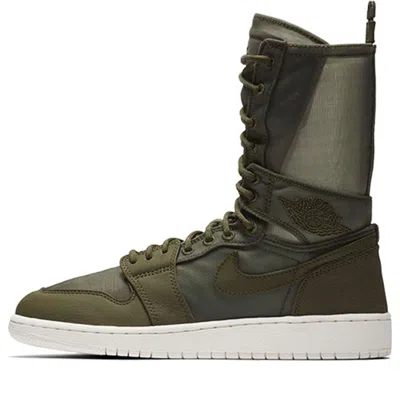 Air Jordan (wmns)  1 Explorer Xx 'olive Canvas Phantom' In Green