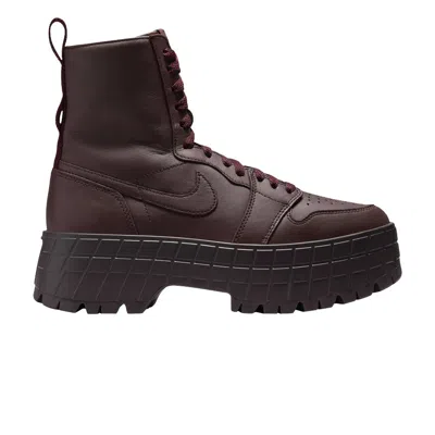 Pre-owned Air Jordan Wmns  1 High Brooklyn 'burgundy Crush' In Red