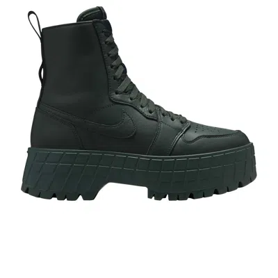 Pre-owned Air Jordan Wmns  1 High Brooklyn 'dark Spruce Green' | Women's Size 9.5