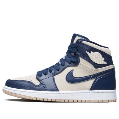 Air Jordan (wmns)  1 High 'navy Cream' In Blue