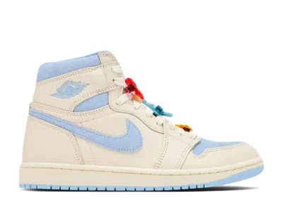 Air Jordan Wmns  1 High Og 'pale Ivory Pyschic Blue'