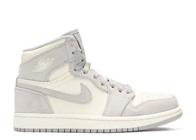 Air Jordan Wmns  1 High Premium 'atmosphere Grey' In White