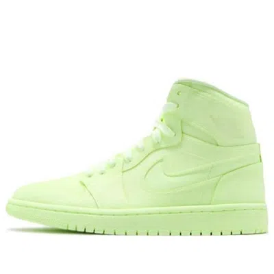 Air Jordan (wmns)  1 High Prm 'barely Volt' In Green