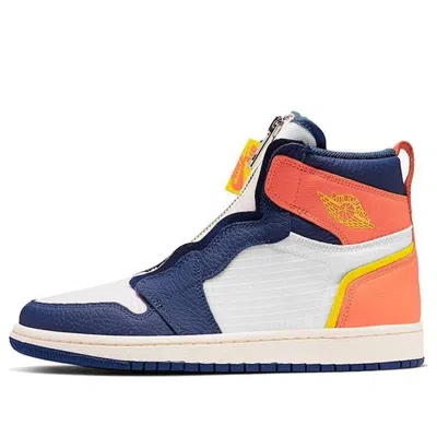 Air Jordan (wmns)  1 High Zip 'blue Void Citron' In Multi
