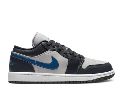 Air Jordan Wmns  1 Low 'anthracite Industrial Blue' In Black