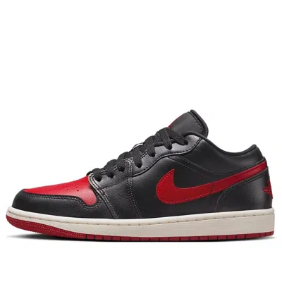 Air Jordan (wmns)  1 Low 'bred Sail' In Black