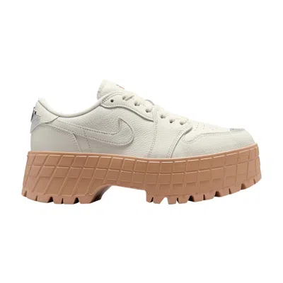 Pre-owned Air Jordan Wmns  1 Low Brooklyn 'light Madder Root' | Cream | Women's Size 8 In White