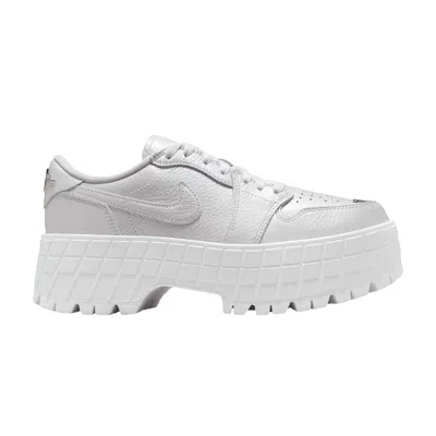 Pre-owned Air Jordan Wmns  1 Low Brooklyn 'white Metallic Silver' | Women's Size 6.5