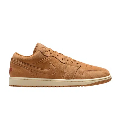 Pre-owned Air Jordan Wmns  1 Low 'flax' | Tan | Women's Size 12 In Brown