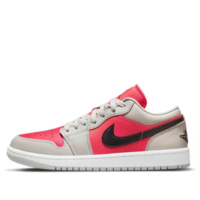 Air Jordan (wmns)  1 Low 'light Iron Ore Siren Red' In Pink