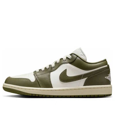 Air Jordan (wmns)  1 Low 'medium Olive' In Green