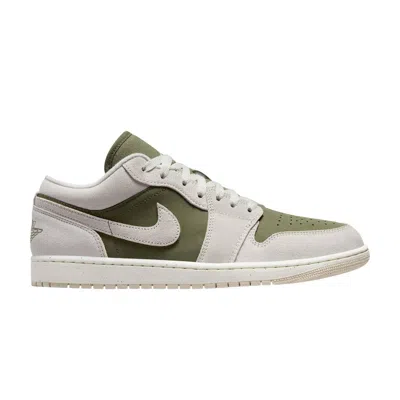 Pre-owned Air Jordan Wmns  1 Low 'medium Olive' | Green | Women's Size 12