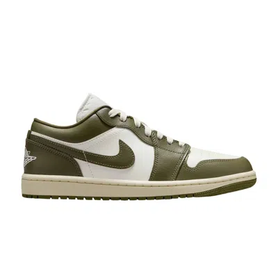 Pre-owned Air Jordan Wmns  1 Low 'medium Olive' | Green | Women's Size 6
