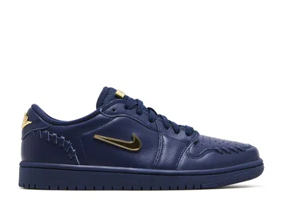 Air Jordan Wmns  1 Low Method Of Make 'midnight Navy' In Blue