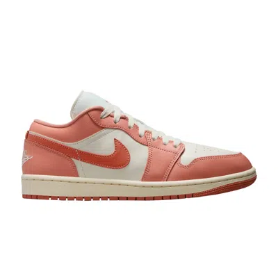 Pre-owned Air Jordan Wmns  1 Low 'sail Madder Root' | Pink | Women's Size 6