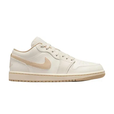 Pre-owned Air Jordan Wmns  1 Low 'sail Rattan' | Cream | Women's Size 10.5 In White