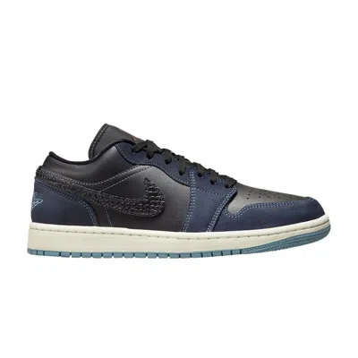 Pre-owned Air Jordan Wmns  1 Low Se 'black Dark Obsidian'