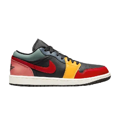 Pre-owned Air Jordan Wmns  1 Low Se 'black Multi-color'