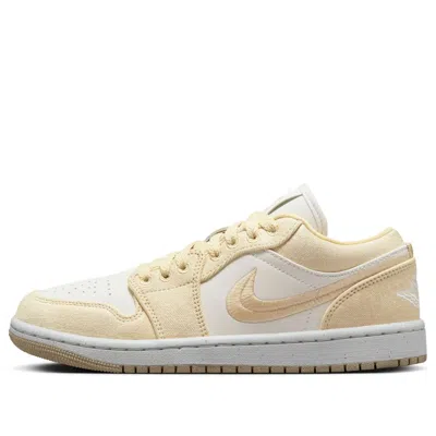 Air Jordan (wmns)  1 Low Se 'canvas - Team Gold' In Neutral