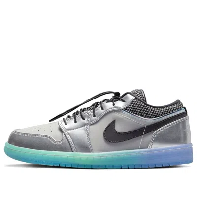 Air Jordan (wmns)  1 Low Se 'metallic Silver Gradient' In Gray