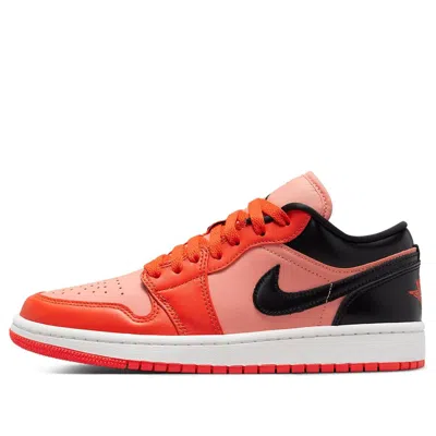 Air Jordan (wmns)  1 Low Se 'rush Orange Black' In Brown