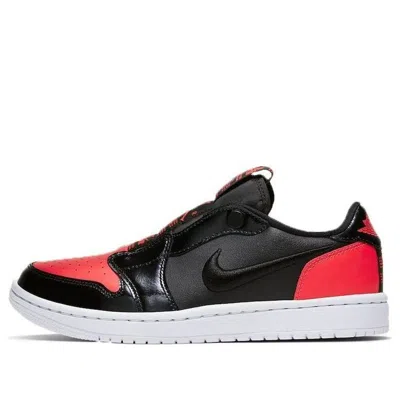 Air Jordan (wmns)  1 Low Slip 'infra-bred' In Black