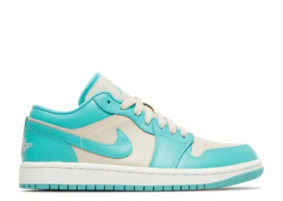 Air Jordan Wmns  1 Low 'tropical Teal Sandy Beige' In Blue