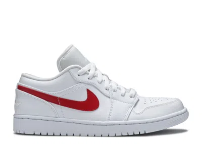 Air Jordan Wmns  1 Low 'university Red In White