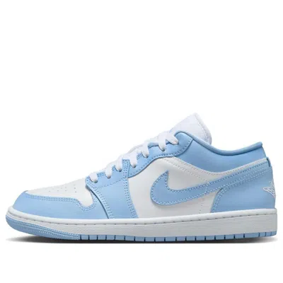 Air Jordan (wmns)  1 Low 'white Aluminum' In Blue